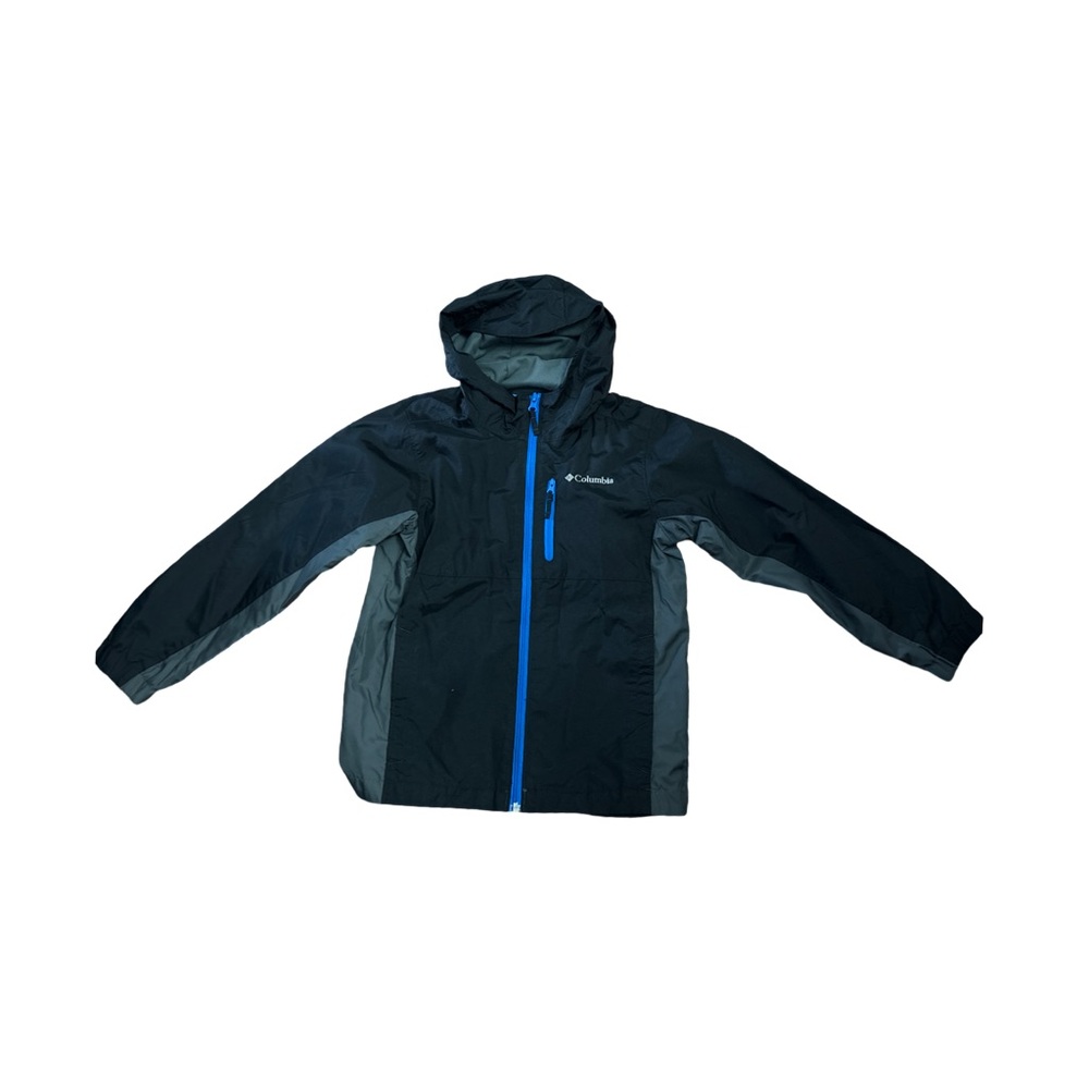 Columbia Kids Black and Gray Hooded Jacket - size Small